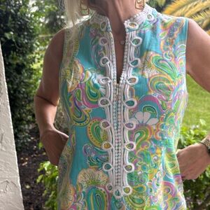 Lilly Pulitzer Multicolor Paisley Mini Dress